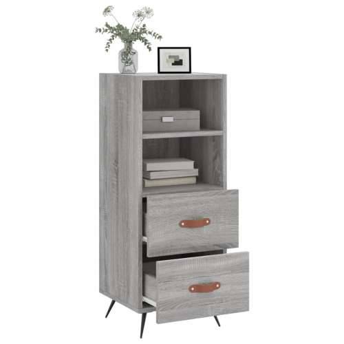 Komoda boja hrasta sonome 34,5x34x90 cm od konstruiranog drva - Sivi hrast sonoma 1 Cijena