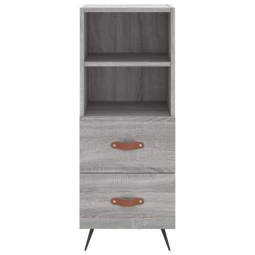 Komoda boja hrasta sonome 34,5x34x90 cm od konstruiranog drva - Sivi hrast sonoma 1 Cijena