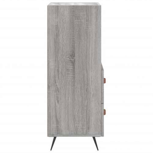 Komoda boja hrasta sonome 34,5x34x90 cm od konstruiranog drva - Sivi hrast sonoma 1 Cijena