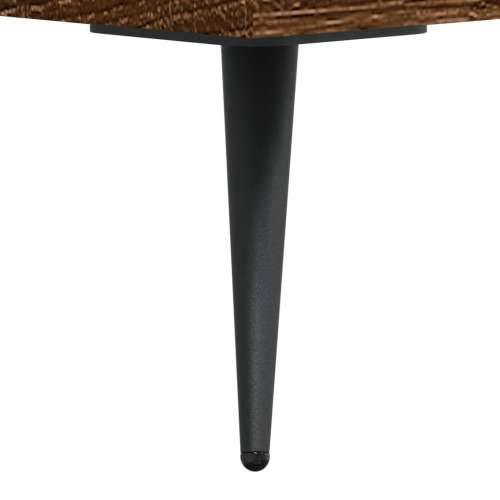 Komoda boja smeđeg hrasta 34,5 x 34 x 90 cm konstruirano drvo - Smeđi hrast 1 Cijena