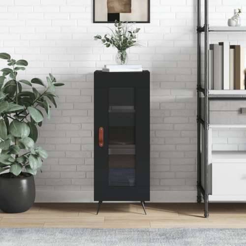 Komoda crna 34,5 x 34 x 90 cm od konstruiranog drva - Crna 1 Cijena