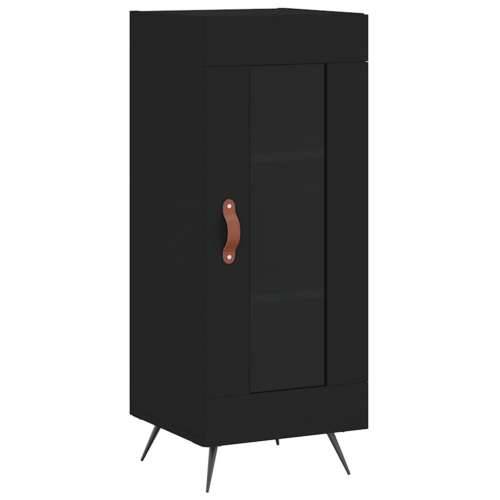 Komoda crna 34,5 x 34 x 90 cm od konstruiranog drva - Crna 1 Cijena