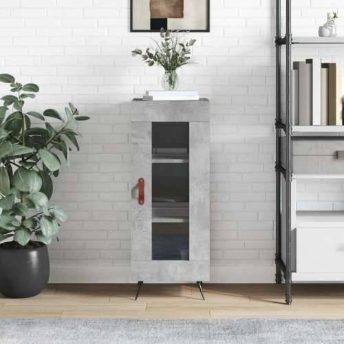Komoda siva boja betona 34,5x34x90 cm od konstruiranog drva - Beton siva 1 Cijena