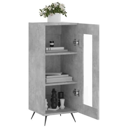 Komoda siva boja betona 34,5x34x90 cm od konstruiranog drva - Beton siva 1 Cijena