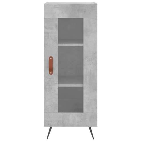 Komoda siva boja betona 34,5x34x90 cm od konstruiranog drva - Beton siva 1 Cijena