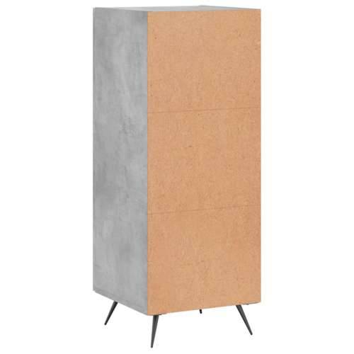 Komoda siva boja betona 34,5x34x90 cm od konstruiranog drva - Beton siva 1 Cijena