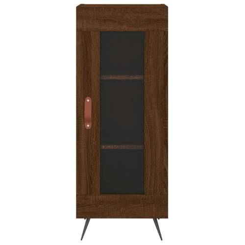 Komoda boja smeđeg hrasta 34,5 x 34 x 90 cm konstruirano drvo - Smeđi hrast 1 Cijena