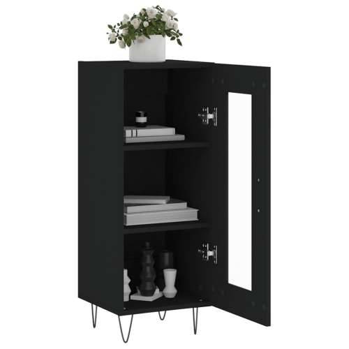 Komoda crna 34,5 x 34 x 90 cm od konstruiranog drva - Crna 1 Cijena