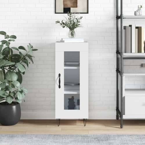 Komoda sjajna bijela 34,5 x 34 x 90 cm od konstruiranog drva - Visoko sjajno bijela 1 Cijena