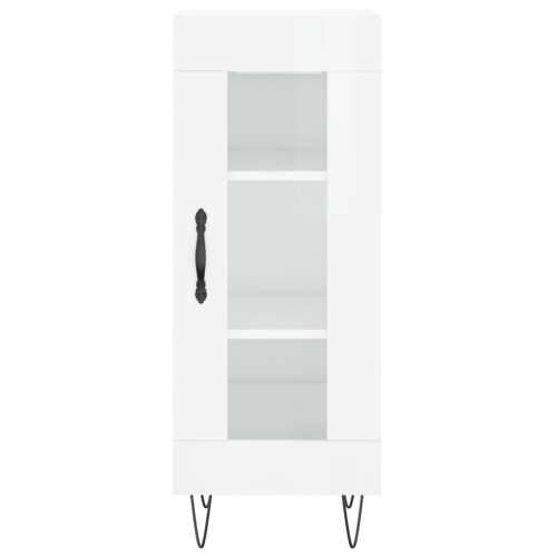 Komoda sjajna bijela 34,5 x 34 x 90 cm od konstruiranog drva - Visoko sjajno bijela 1 Cijena