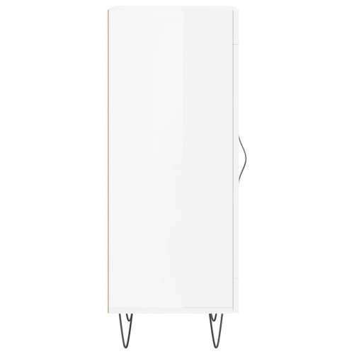 Komoda sjajna bijela 34,5 x 34 x 90 cm od konstruiranog drva - Visoko sjajno bijela 1 Cijena