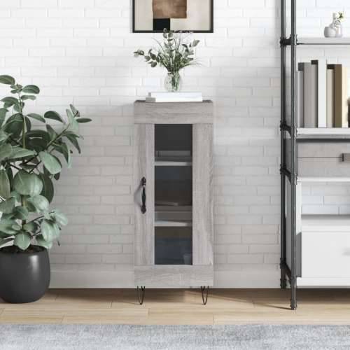 Komoda boja hrasta sonome 34,5x34x90 cm od konstruiranog drva - Sivi hrast sonoma 1 Cijena