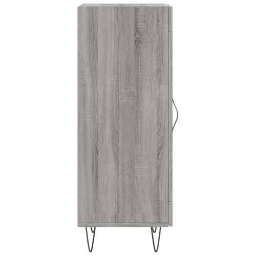 Komoda boja hrasta sonome 34,5x34x90 cm od konstruiranog drva - Sivi hrast sonoma 1 Cijena
