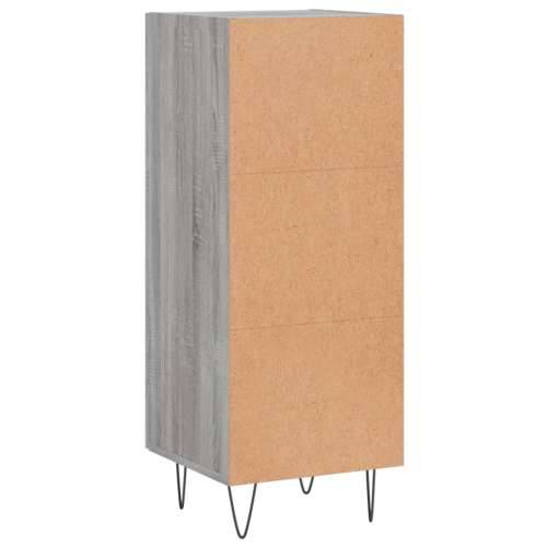 Komoda boja hrasta sonome 34,5x34x90 cm od konstruiranog drva - Sivi hrast sonoma 1 Cijena