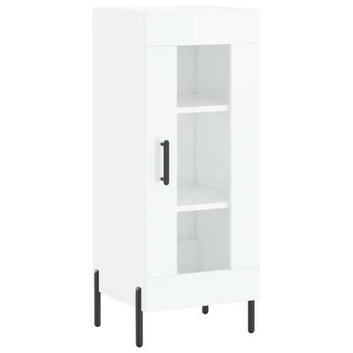 Komoda sjajna bijela 34,5 x 34 x 90 cm od konstruiranog drva - Visoko sjajno bijela 1 Cijena
