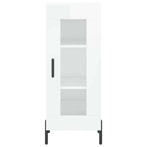 Komoda sjajna bijela 34,5 x 34 x 90 cm od konstruiranog drva - Visoko sjajno bijela 1 Cijena