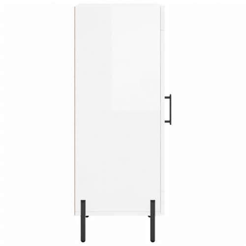 Komoda sjajna bijela 34,5 x 34 x 90 cm od konstruiranog drva - Visoko sjajno bijela 1 Cijena
