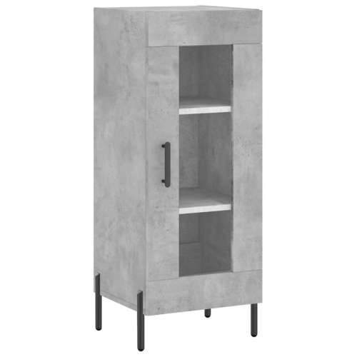 Komoda siva boja betona 34,5x34x90 cm od konstruiranog drva - Beton siva 1 Cijena