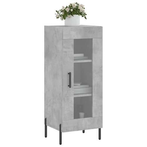 Komoda siva boja betona 34,5x34x90 cm od konstruiranog drva - Beton siva 1 Cijena