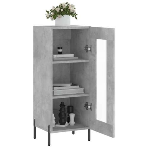 Komoda siva boja betona 34,5x34x90 cm od konstruiranog drva - Beton siva 1 Cijena