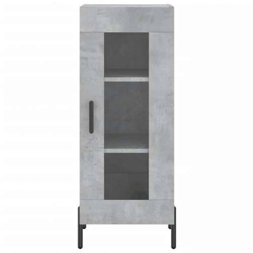 Komoda siva boja betona 34,5x34x90 cm od konstruiranog drva - Beton siva 1 Cijena