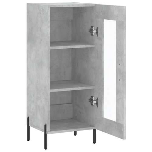 Komoda siva boja betona 34,5x34x90 cm od konstruiranog drva - Beton siva 1 Cijena