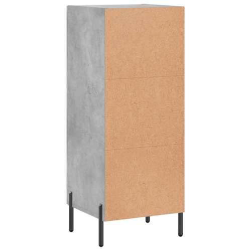 Komoda siva boja betona 34,5x34x90 cm od konstruiranog drva - Beton siva 1 Cijena