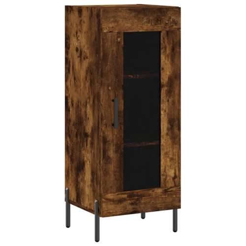 Komoda boja dimljenog hrasta 34,5x34x90 cm konstruirano drvo - Dimljeni hrast 1 Cijena