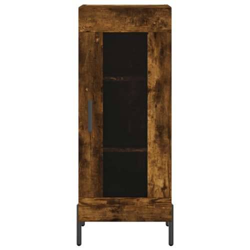 Komoda boja dimljenog hrasta 34,5x34x90 cm konstruirano drvo - Dimljeni hrast 1 Cijena