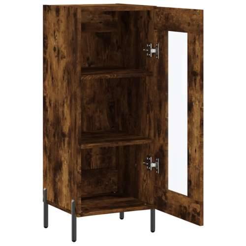 Komoda boja dimljenog hrasta 34,5x34x90 cm konstruirano drvo - Dimljeni hrast 1 Cijena