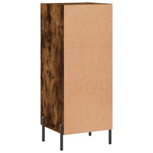 Komoda boja dimljenog hrasta 34,5x34x90 cm konstruirano drvo - Dimljeni hrast 1 Cijena