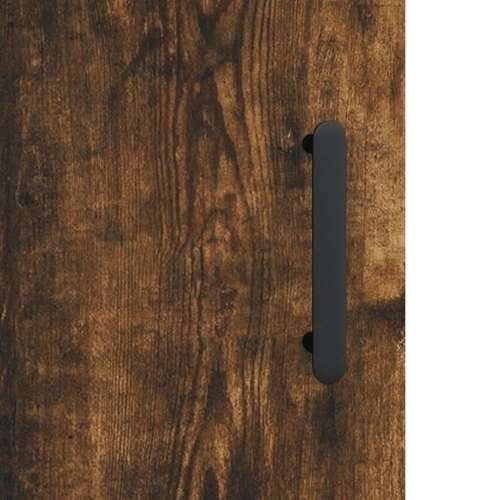 Komoda boja dimljenog hrasta 34,5x34x90 cm konstruirano drvo - Dimljeni hrast 1 Cijena