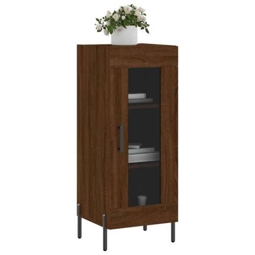 Komoda boja smeđeg hrasta 34,5 x 34 x 90 cm konstruirano drvo - Smeđi hrast 1 Cijena