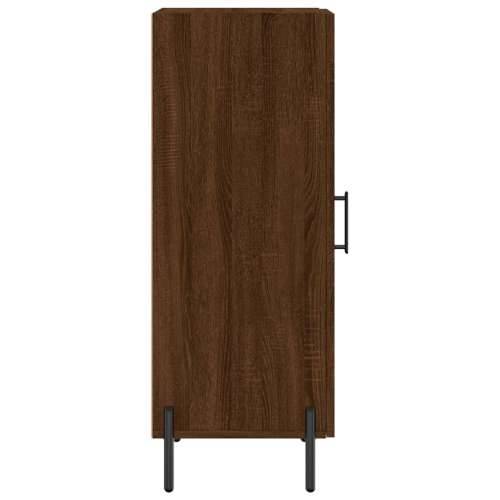 Komoda boja smeđeg hrasta 34,5 x 34 x 90 cm konstruirano drvo - Smeđi hrast 1 Cijena