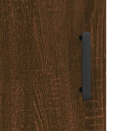 Komoda boja smeđeg hrasta 34,5 x 34 x 90 cm konstruirano drvo - Smeđi hrast 1 Cijena