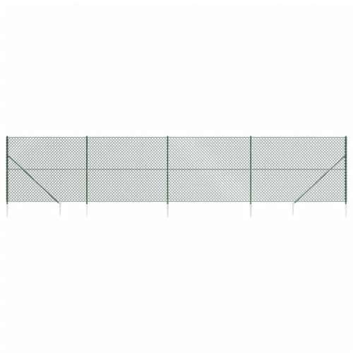 Žičana ograda sa šiljastim držačima zelena 1,6 x 10 m - Zelena 1.6 x 10 m 1 Cijena