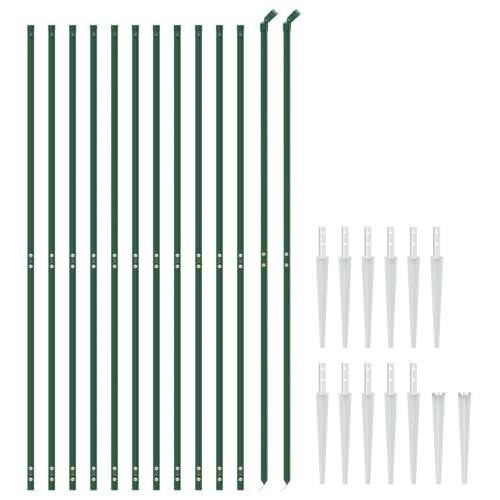 Žičana ograda sa šiljastim držačima zelena 2 x 25 m Cijena