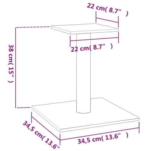 Grebalica za mačke s platformom krem 38 cm Krema Cijena