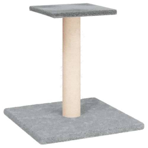 Grebalica za mačke s platformom svjetlosiva 38 cm - Svjetlosiva Cijena
