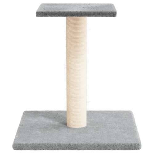 Grebalica za mačke s platformom svjetlosiva 38 cm - Svjetlosiva Cijena