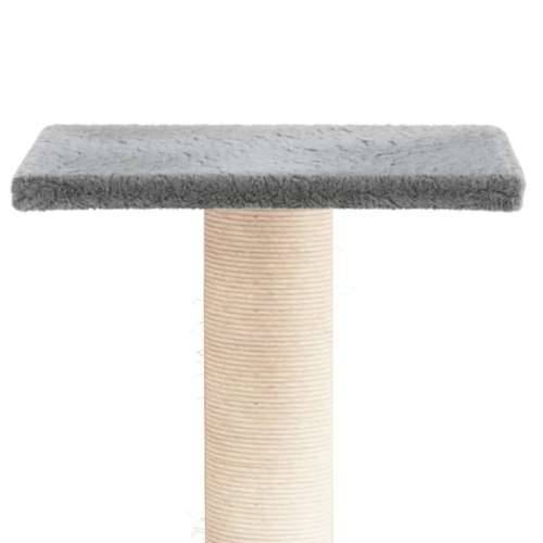 Grebalica za mačke s platformom svjetlosiva 38 cm - Svjetlosiva Cijena