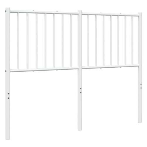 Metalno uzglavlje bijelo 120 cm - Bijela 120 cm 1 Cijena