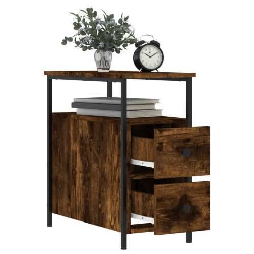 Noćni ormarići 2 kom boja hrasta 30x60x60 cm konstruirano drvo - Dimljeni hrast 2 Cijena
