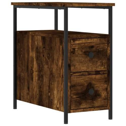 Noćni ormarići 2 kom boja hrasta 30x60x60 cm konstruirano drvo - Dimljeni hrast 2 Cijena