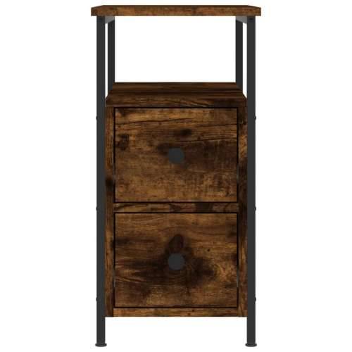 Noćni ormarići 2 kom boja hrasta 30x60x60 cm konstruirano drvo - Dimljeni hrast 2 Cijena