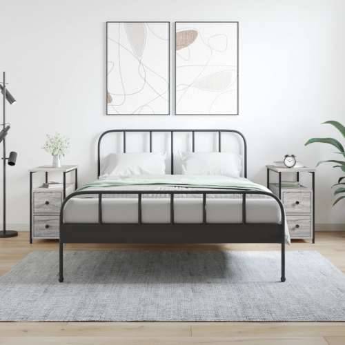 Noćni ormarići 2 kom boja hrasta 30x60x60 cm konstruirano drvo Sivi hrast sonoma 2 Cijena