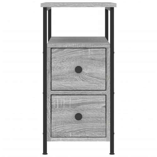 Noćni ormarići 2 kom boja hrasta 30x60x60 cm konstruirano drvo Sivi hrast sonoma 2 Cijena