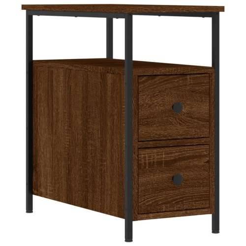 Noćni ormarići 2 kom boja hrasta 30x60x60 cm konstruirano drvo - Smeđi hrast 2 Cijena