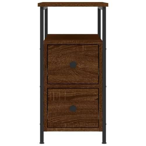 Noćni ormarići 2 kom boja hrasta 30x60x60 cm konstruirano drvo - Smeđi hrast 2 Cijena