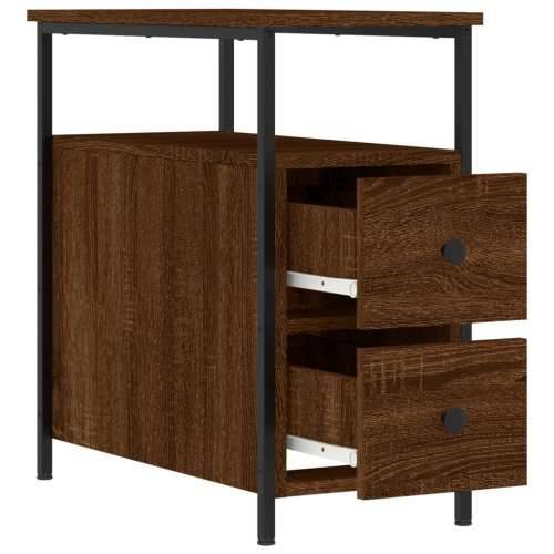 Noćni ormarići 2 kom boja hrasta 30x60x60 cm konstruirano drvo - Smeđi hrast 2 Cijena